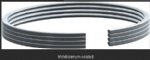 Molybdenum coated piston ring