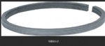 Nitrided piston ring